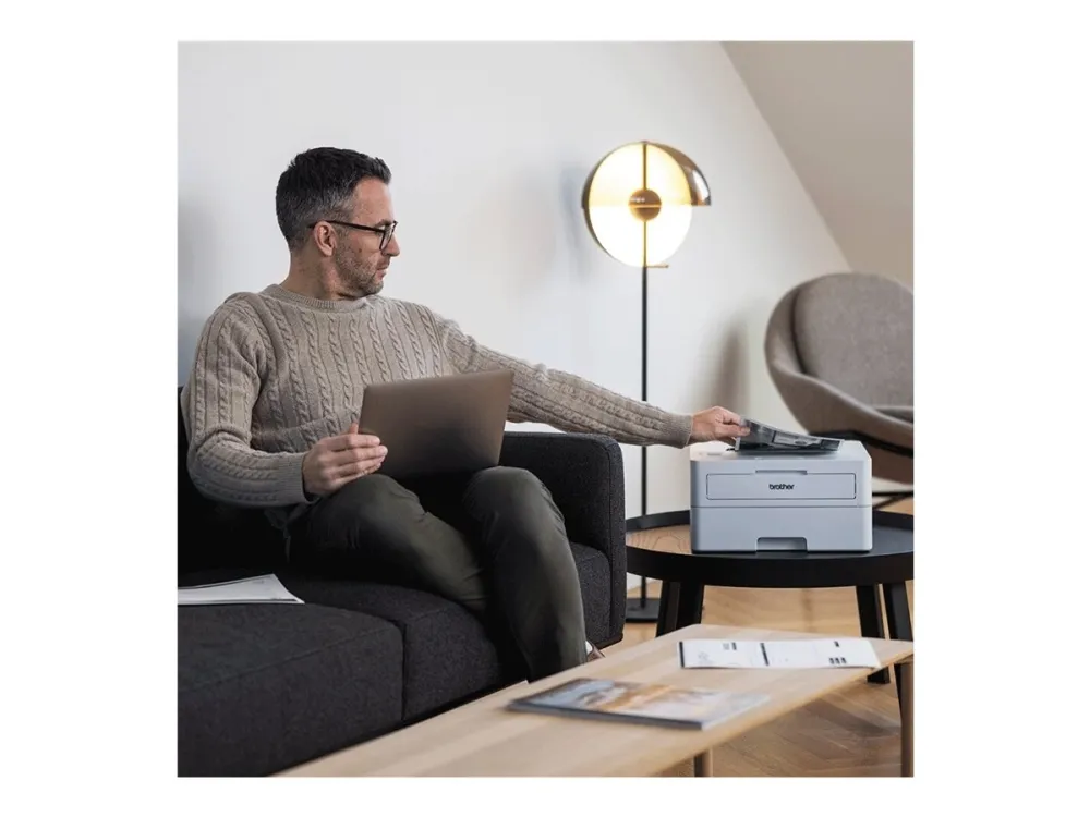 Brother HL-L2865DW - Printer - S/H - Duplex - laser - A4/Legal - 1200 x 1200 dpi - op til 34 spm - kapacitet: 250 ark - USB 2.0, Wi-Fi(n), LAN