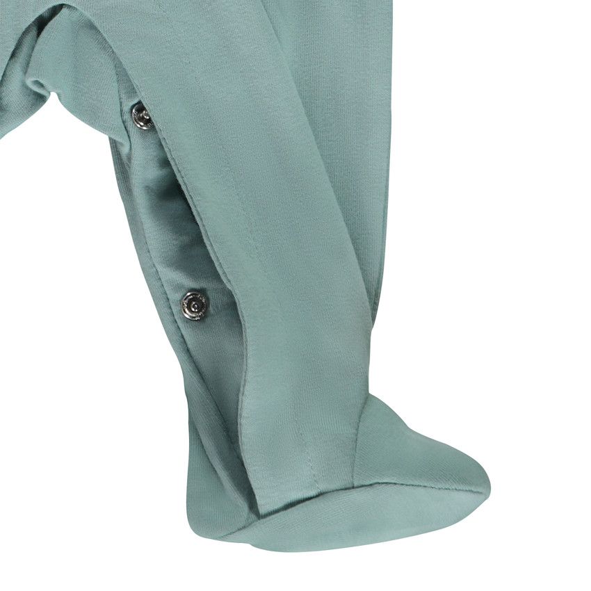 Dors-bien en jersey patch hippopotame pour bébé garçon - Bleu moyen