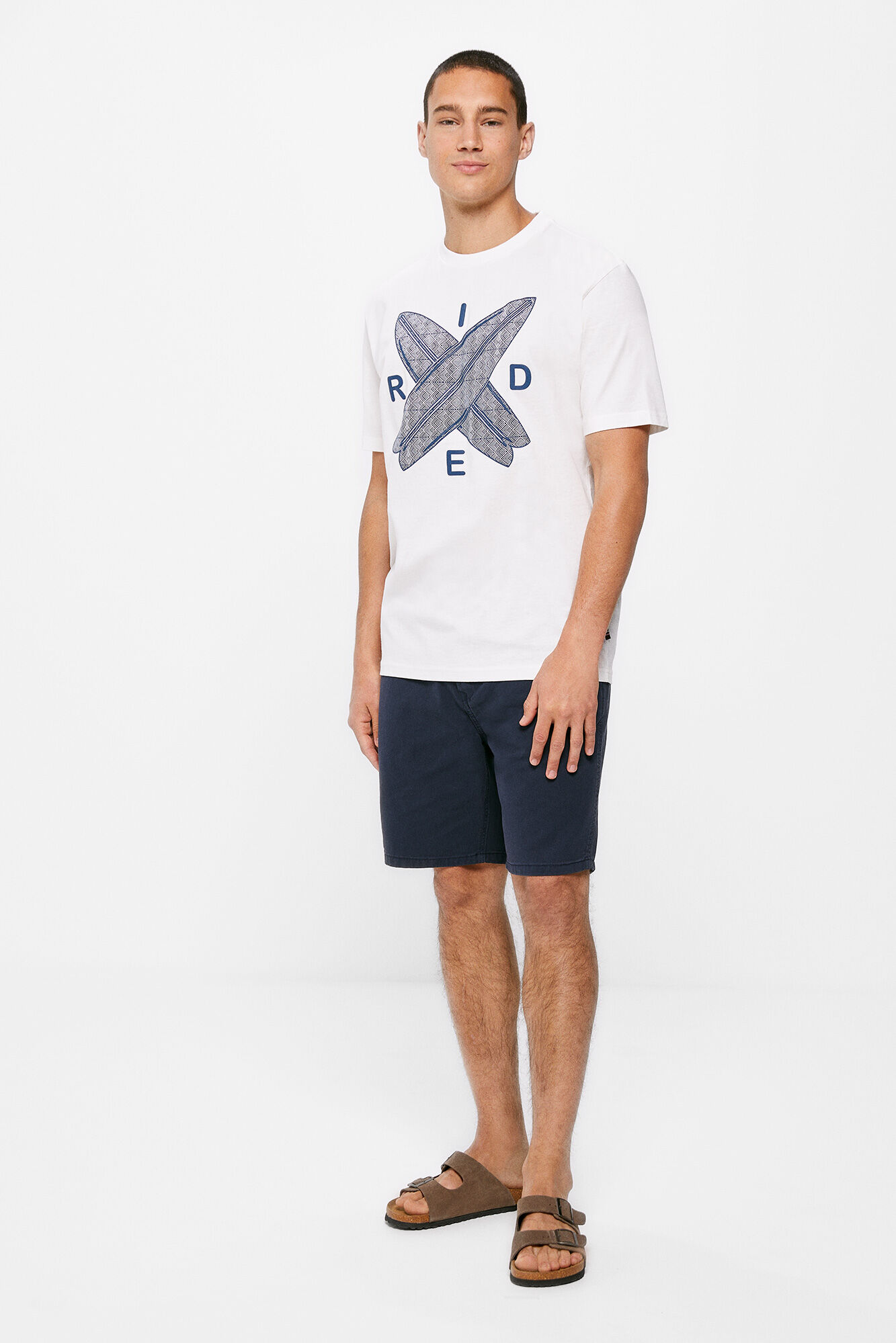 Camiseta Ride - Marfim
