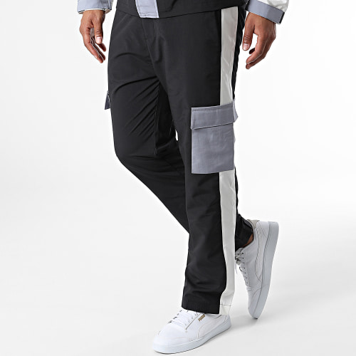 Ensemble Cargo KL-2096 Noir Gris Blanc