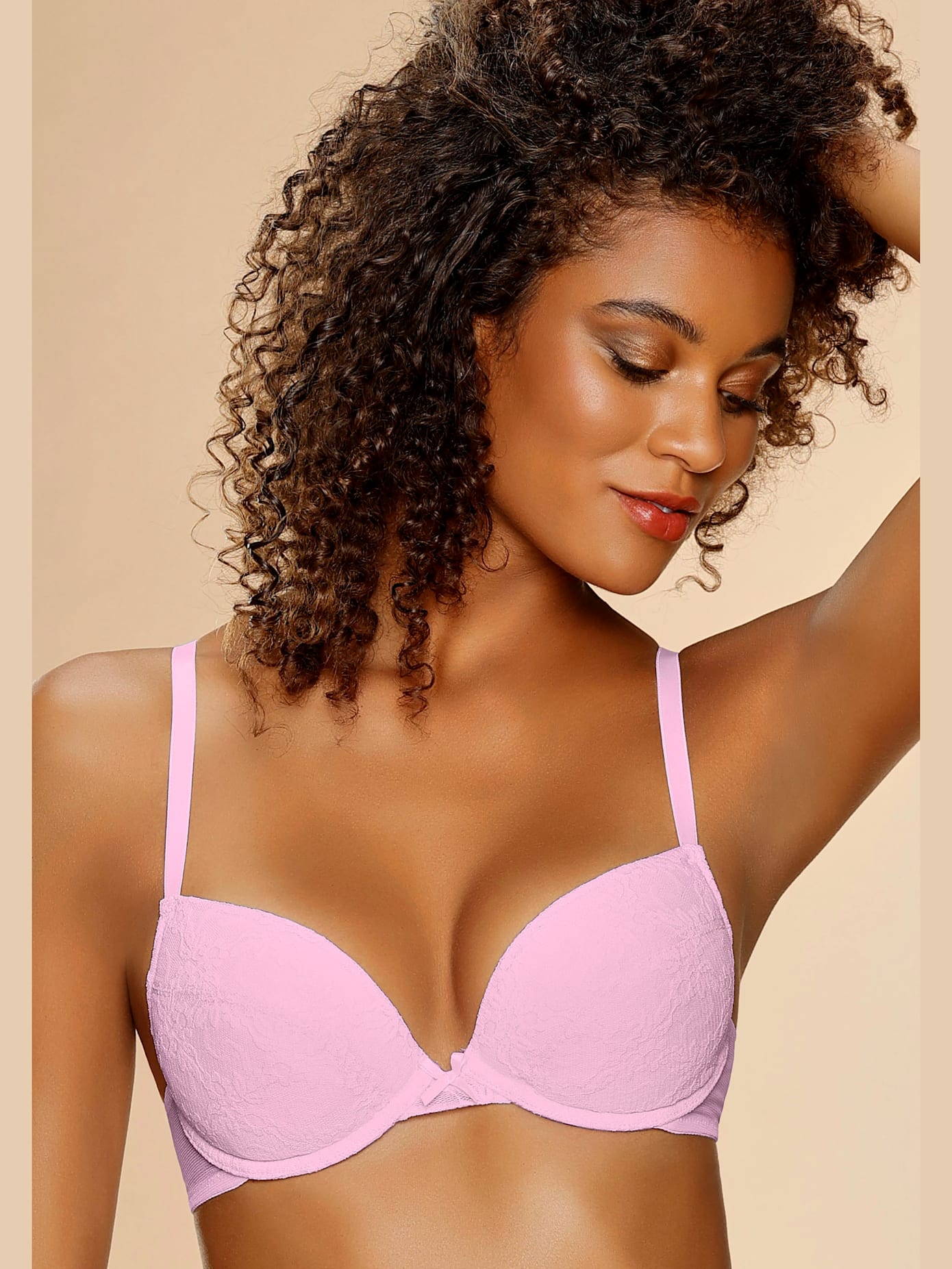 Soutien-gorge push-up soutiens-gorge avec coussinets push-up amovibles pour plus de volume