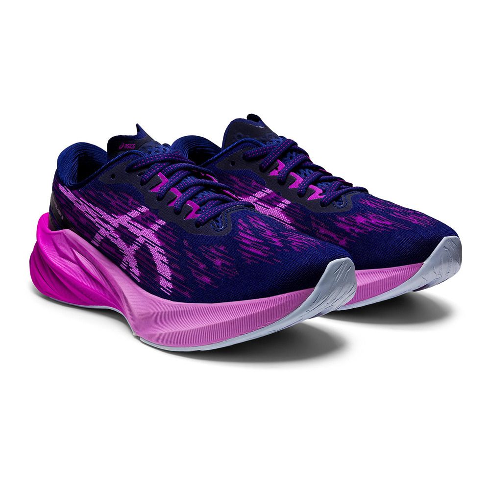 Asics NOVABLAST 3 - Chaussures running Femme dive blue/lavender glow