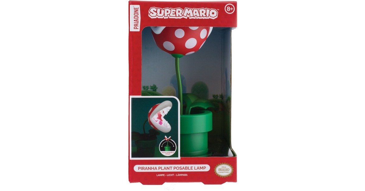 PaladoneSuper Mario: Mini Piranha Plant Posable Lamp verlichting
