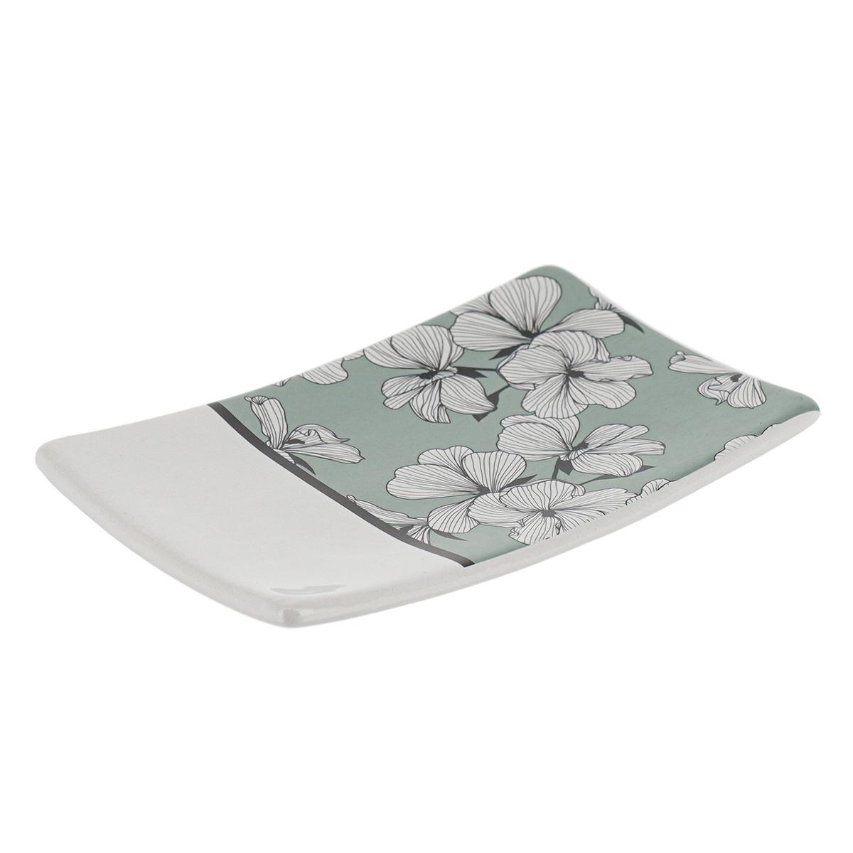 PORTE SAVON DOLOMITE IMPRIME ECRIN VERT