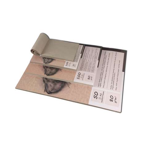 Graubrauner Skizzenblock
