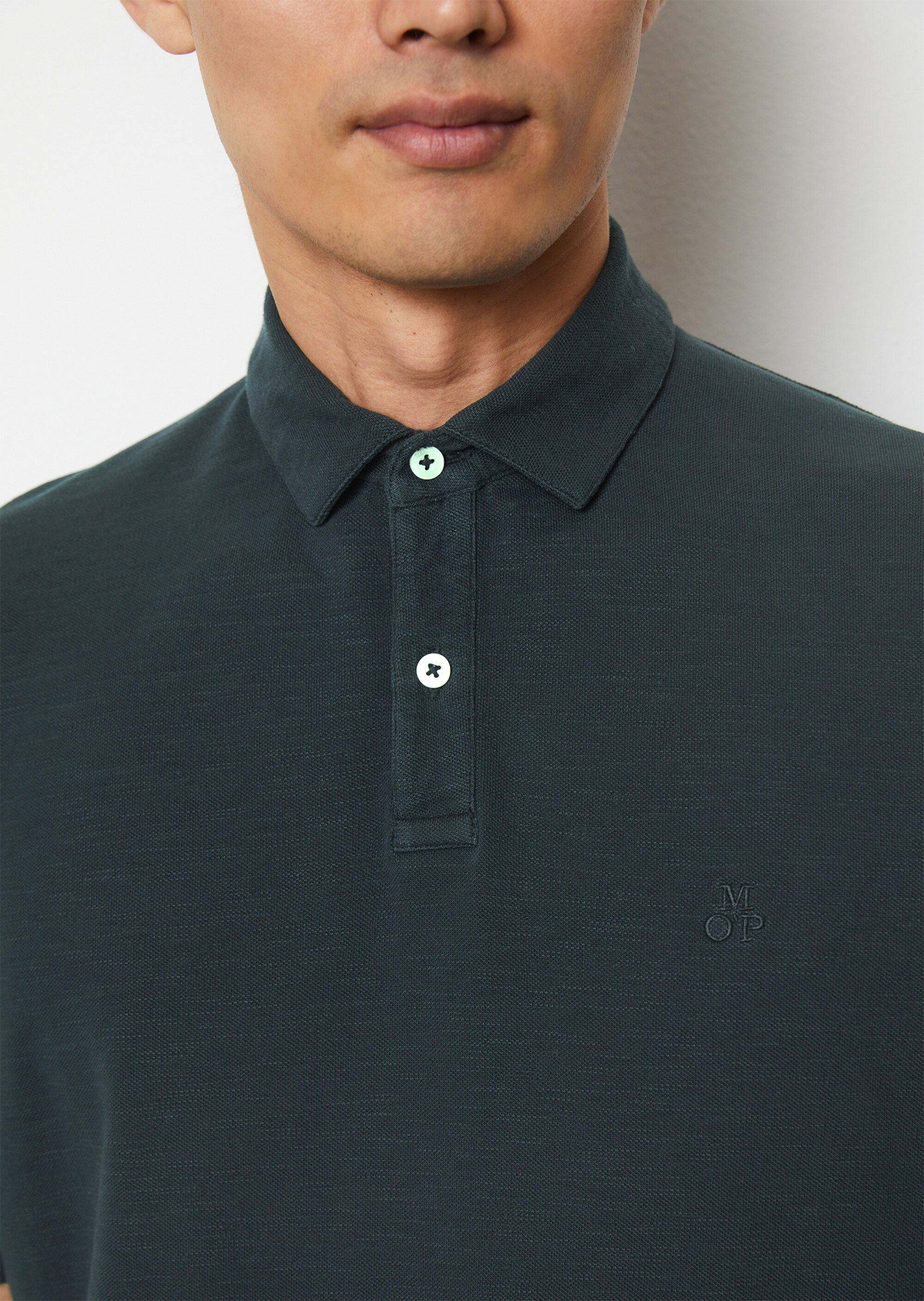 DfC Poloshirt Piqué regular in Piqué-Slub-Qualität