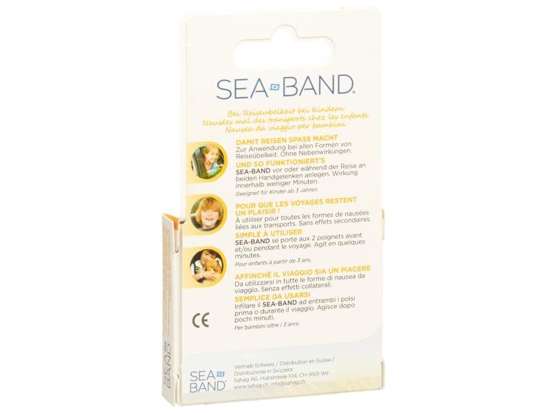 Sea-Band Akupressur-Band Kinder blau 2 Stück Akupressur-Band gegen Reiseübelkeit