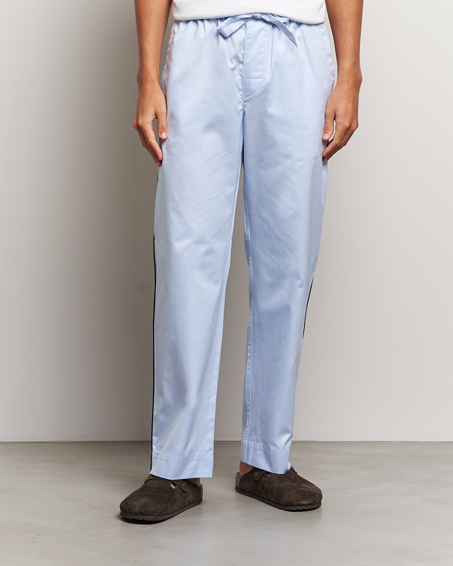 Tekla Sateen Pyjama Pants Bellhop Blue