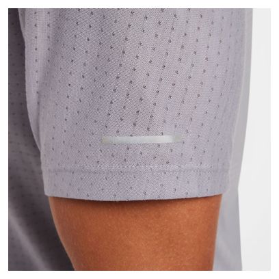 Maillot manches courtes Nike Trail Solar Chase Gris Homme