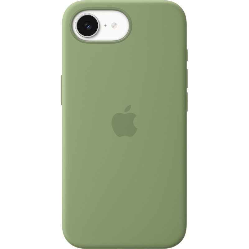 Apple Coque en silicone avec MagSafe pour iPhone 17e - Vert ardoise