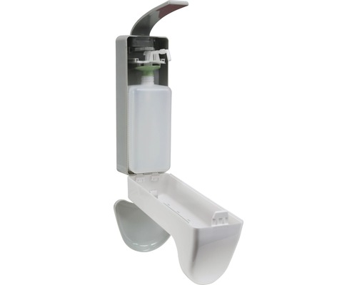 Desinfectiemiddeldispenser, wit kunststof, 1000 ml