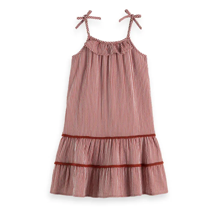 Scotch & Soda Robe Rayures | Terracotta