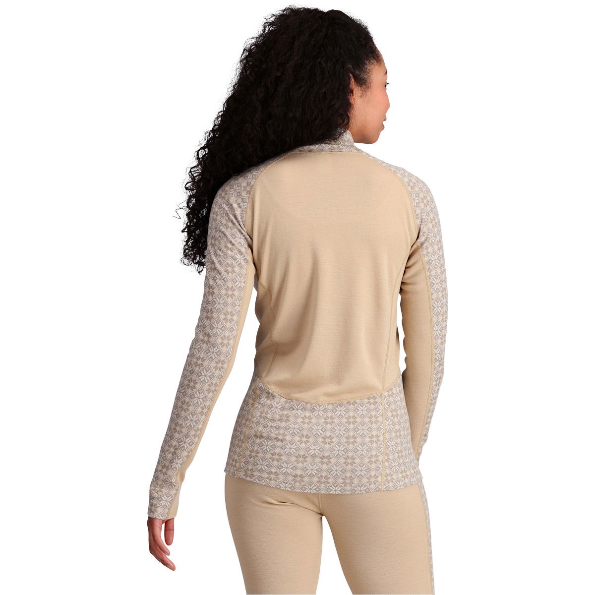 Kari Traa Rose Merinould Light 1/2 Zip Skiundertrøje Dame