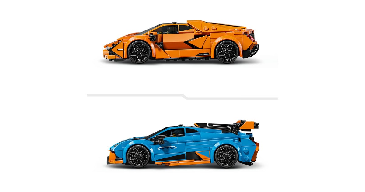 LEGOSpeed Campions - Lamborghini Revuelto en Huracán STO Constructiespeelgoed  (77238)