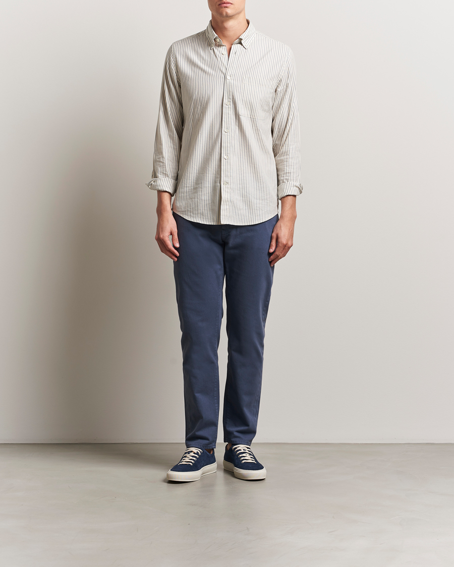 Incotex 5-Pocket Cotton Stretch Pants Dark Blue