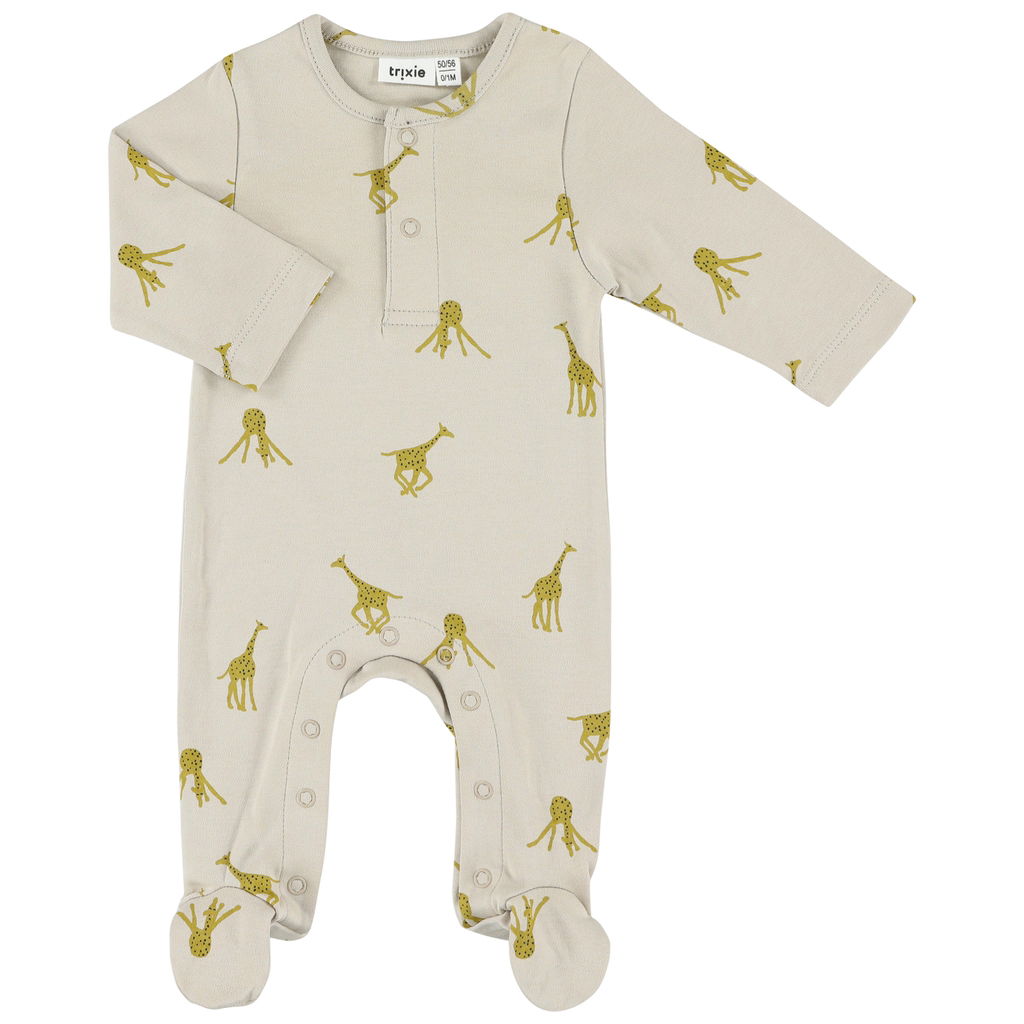 trixietrixie   Onesie mit Füssen Groovy Giraffe 62/68