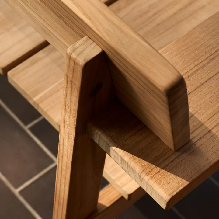 Carl Hansen - GL101 Timbur Gartenbank, Teak unbehandelt