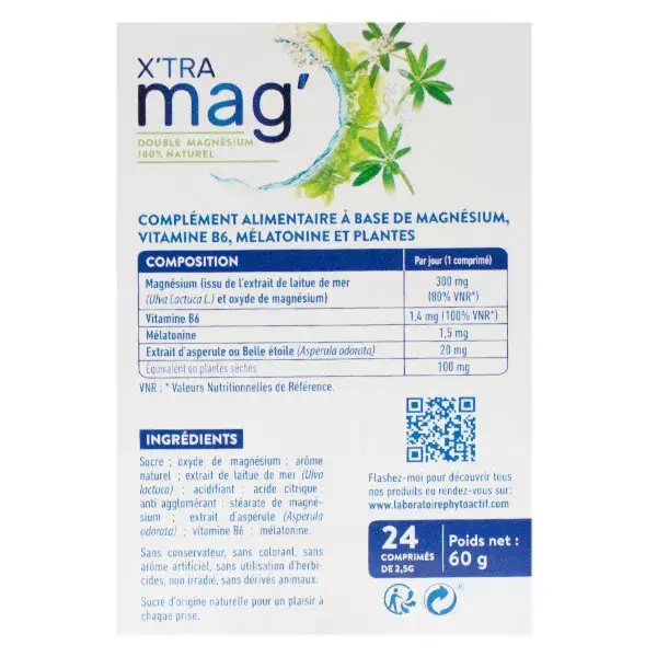 Phytoactif X'Tra Mag' Sleep 24 Comprimidos