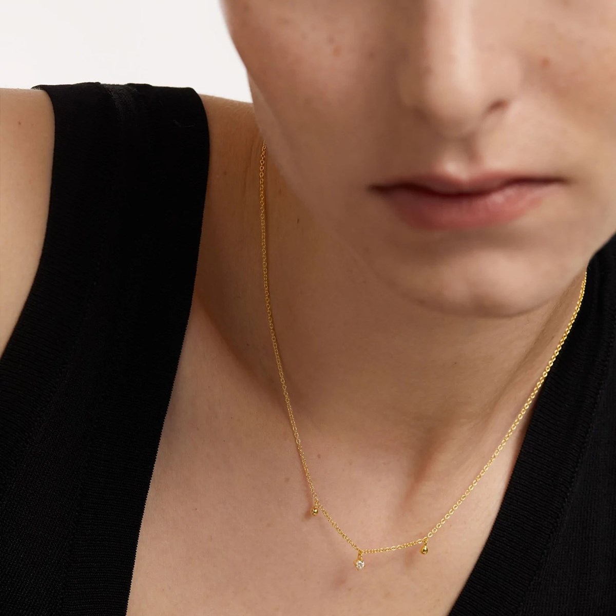 Collier PdPaola Love Triangle doré