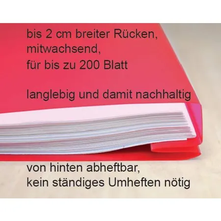 FLVG Schnellhefter rot, DIN A4 - Edition Onkel Schwerdt