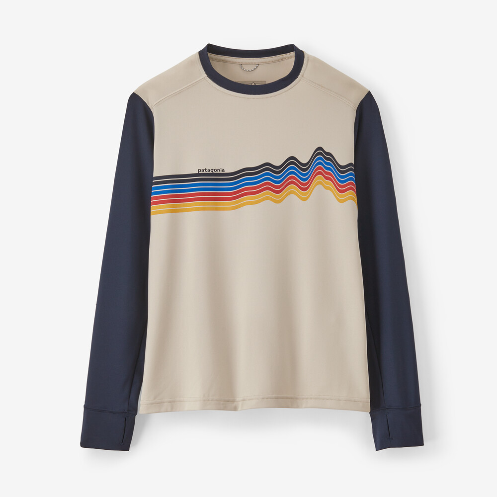 Langärmeliges Capilene Silkweight UPF-T-Shirt für Kinder