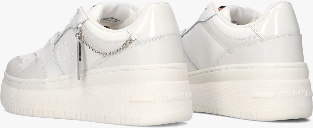 TOMMY JEANS witte tommy jeans lage sneakers tjw retro basket flatform