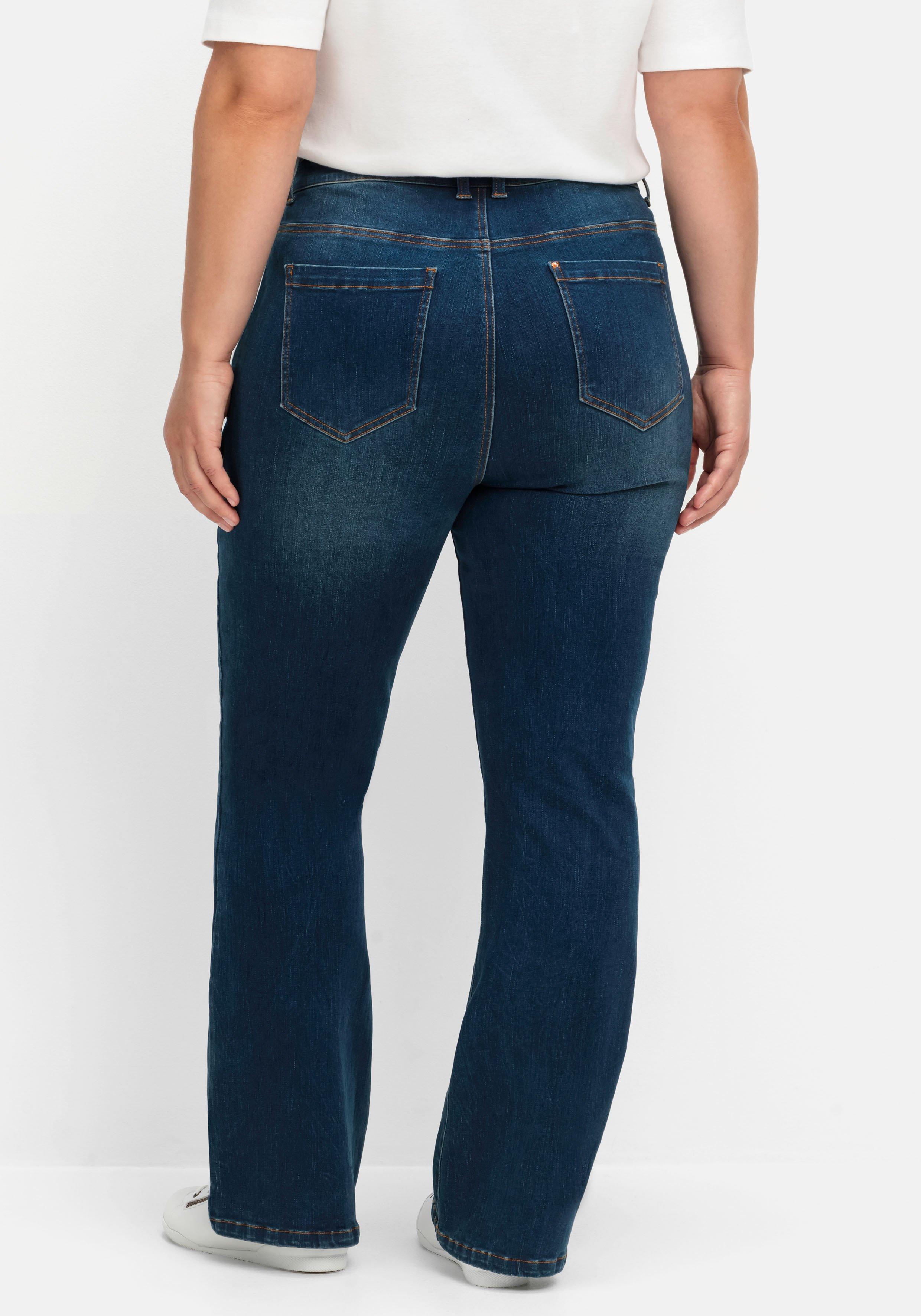 Bootcut Stretch-Jeans mit Bodyforming-Effekt