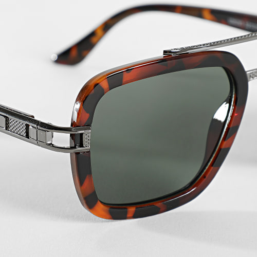 Lunettes De Soleil Marron Noir