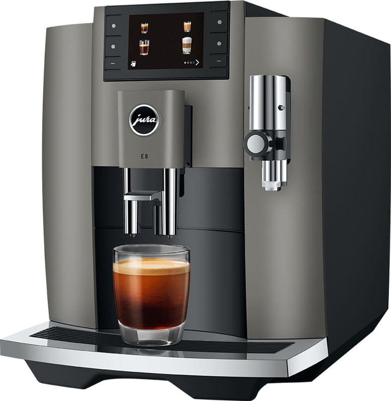 Jura - E8 - Koffiezetapparaat - Dark Inox - Volautomaat