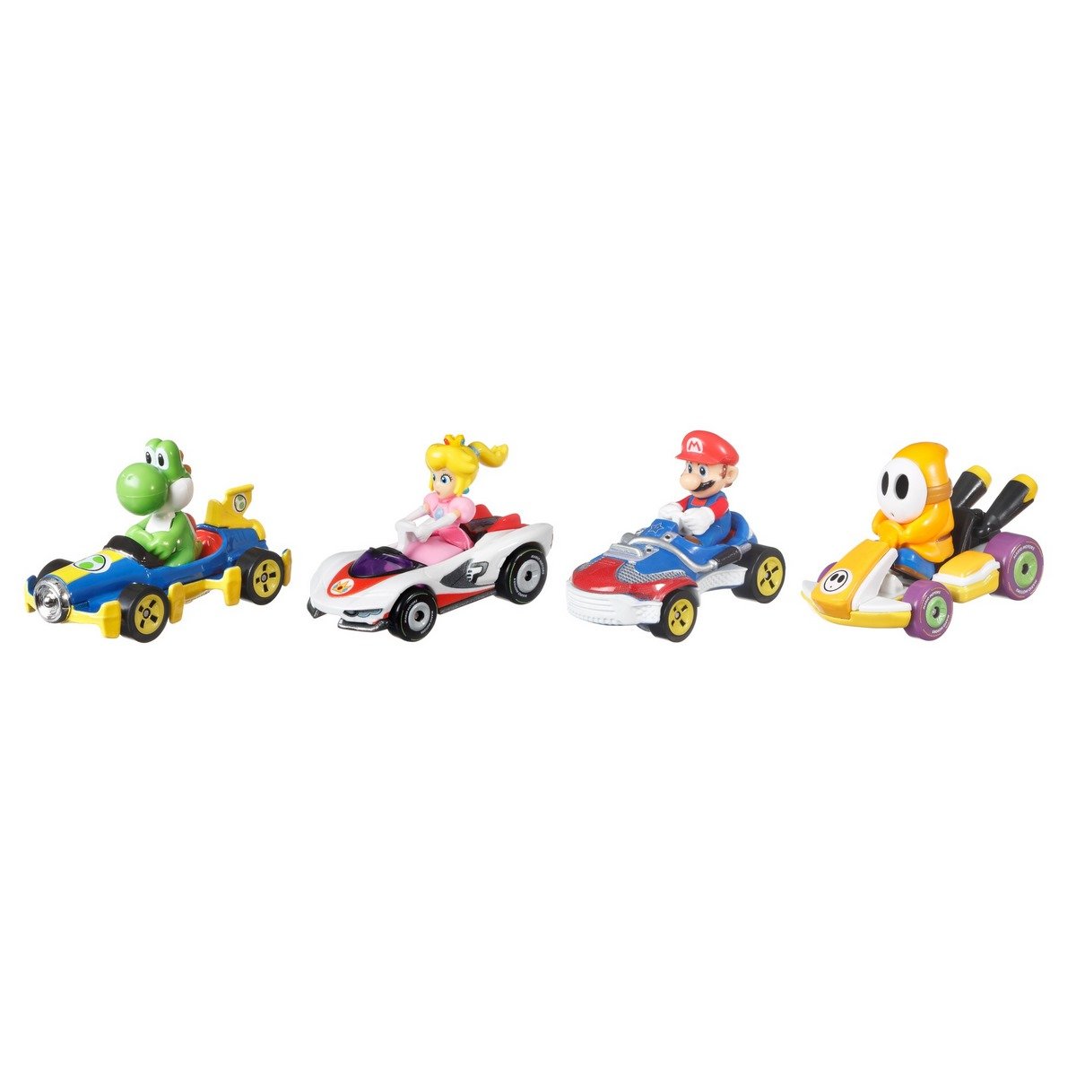 Hot Wheels - Coffret de 4 véhicules Mario Kart