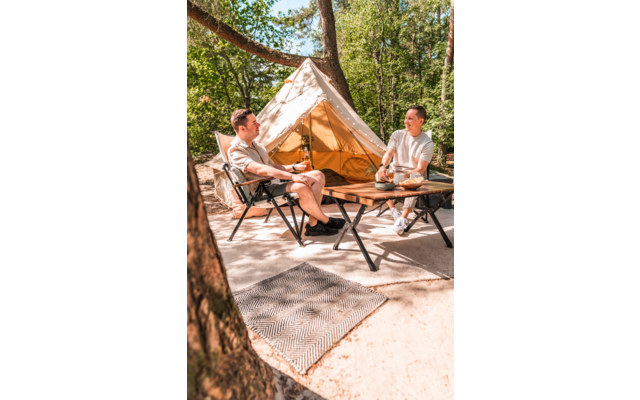 Travellife Iver Lounge Walnut Campingtisch 90 cm