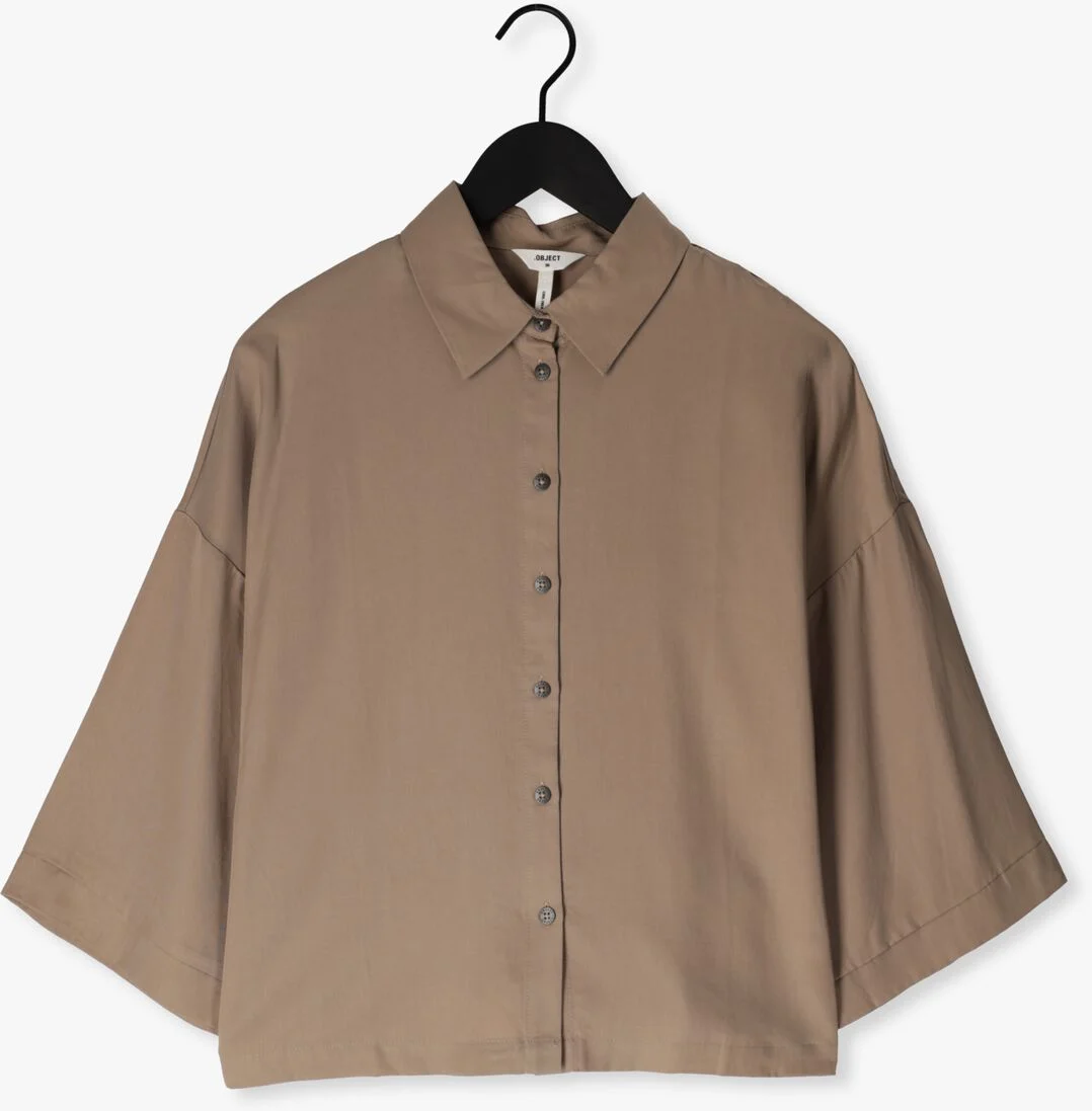 OBJECT bruine object blouse objtilda boxy shirt
