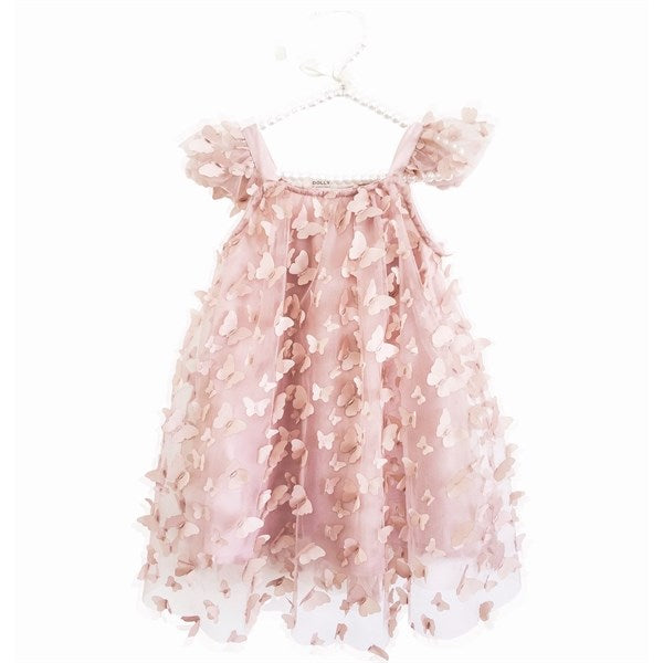 Allover Butterflies Tutu Kjole Pink