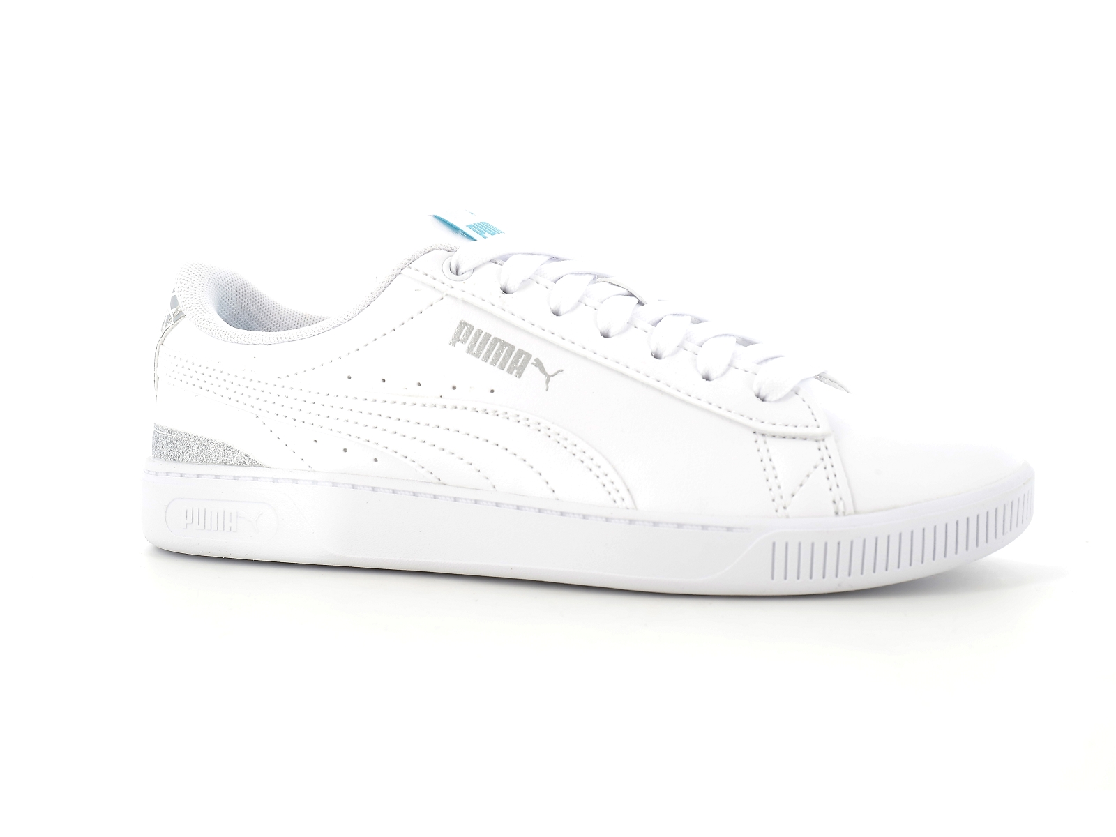 Puma-389738 Matières combinées Blanc Argent