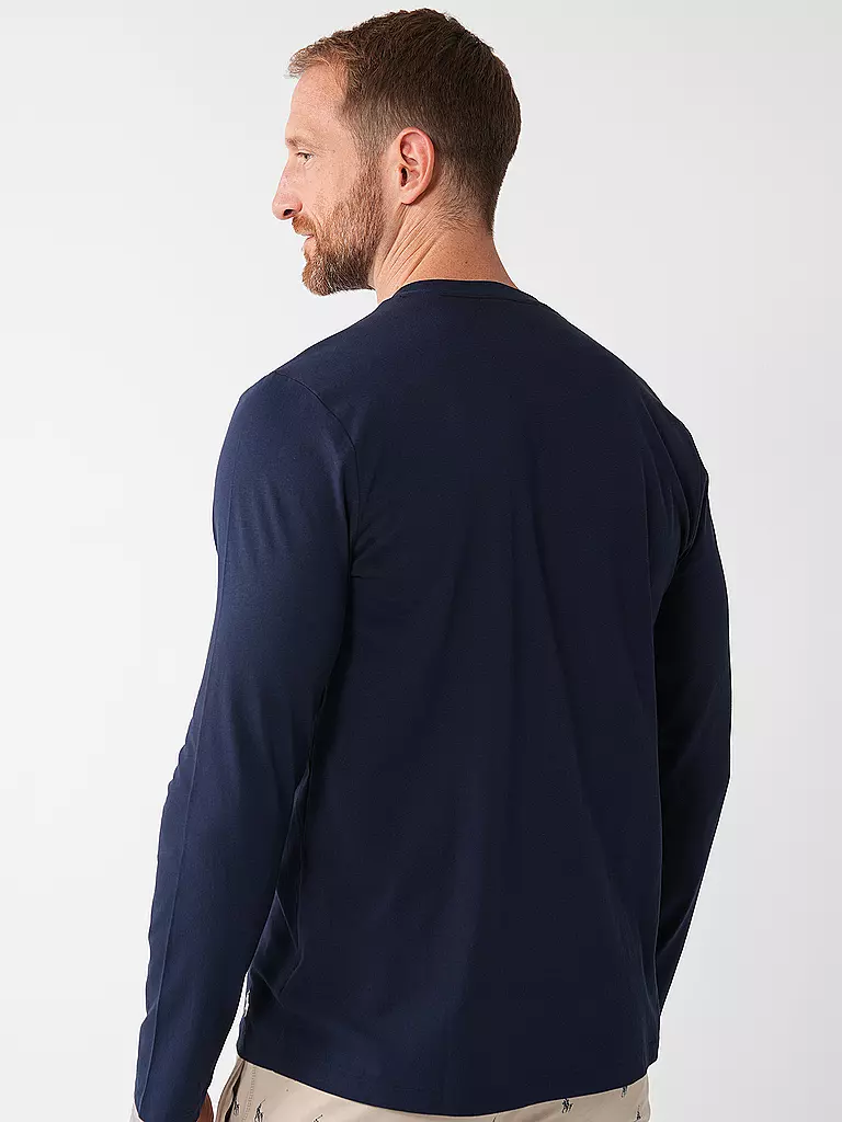 POLO RALPH LAUREN Pyjama Langarmshirt blau