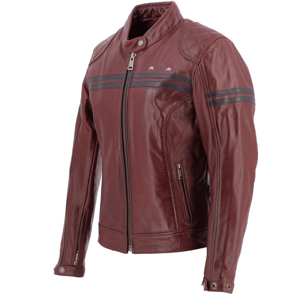 Helstons - Blouson femme Chica Bordeaux / Noir