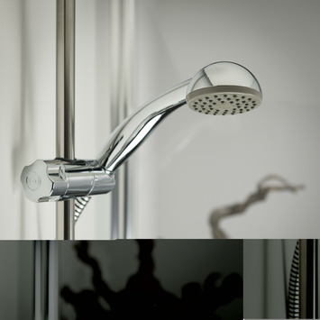 Tiger Doucheset Splash Como met Glijstang Chroom