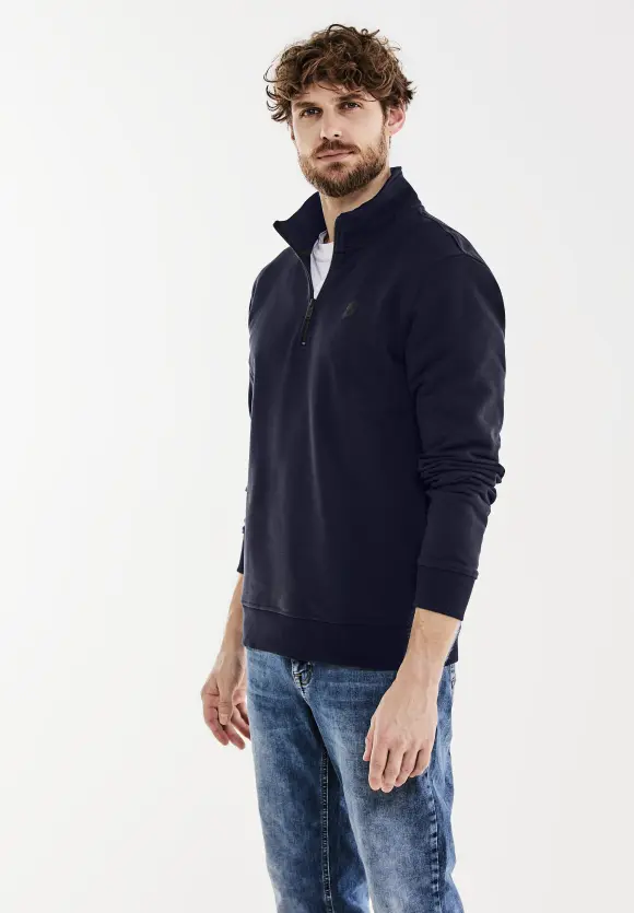Troyer Sweatshirt - eclipse blue
