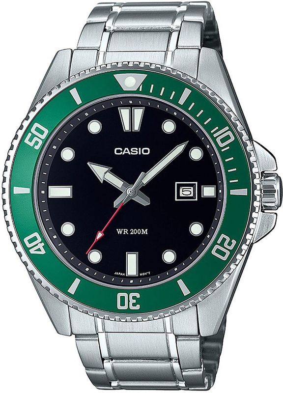 Casio - Collection MDV-107D-3AVEF Horloge - Zilverkleurig - Staal