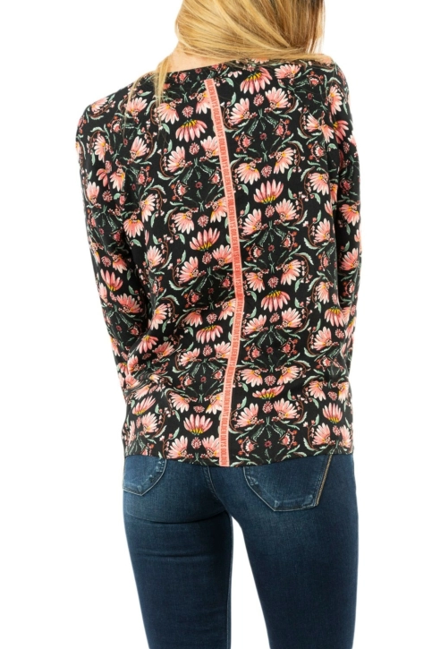 chemisier street one printed raglan noir