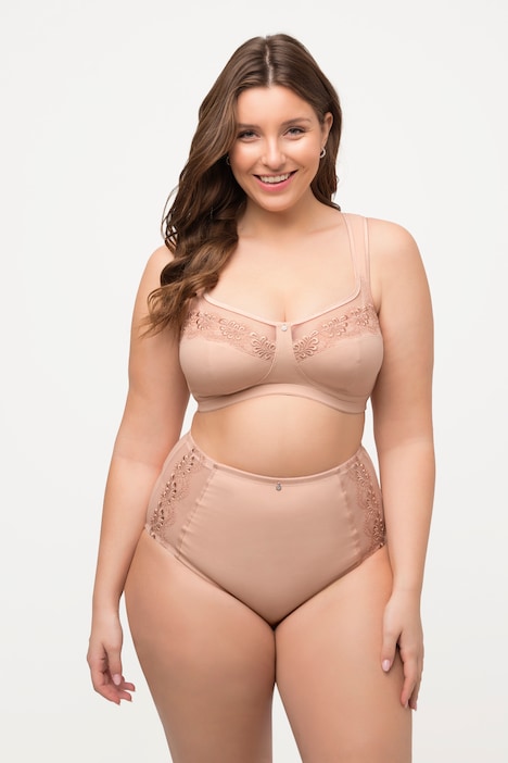 Shaping-Miederhose, High Waist, seitliche Spitze