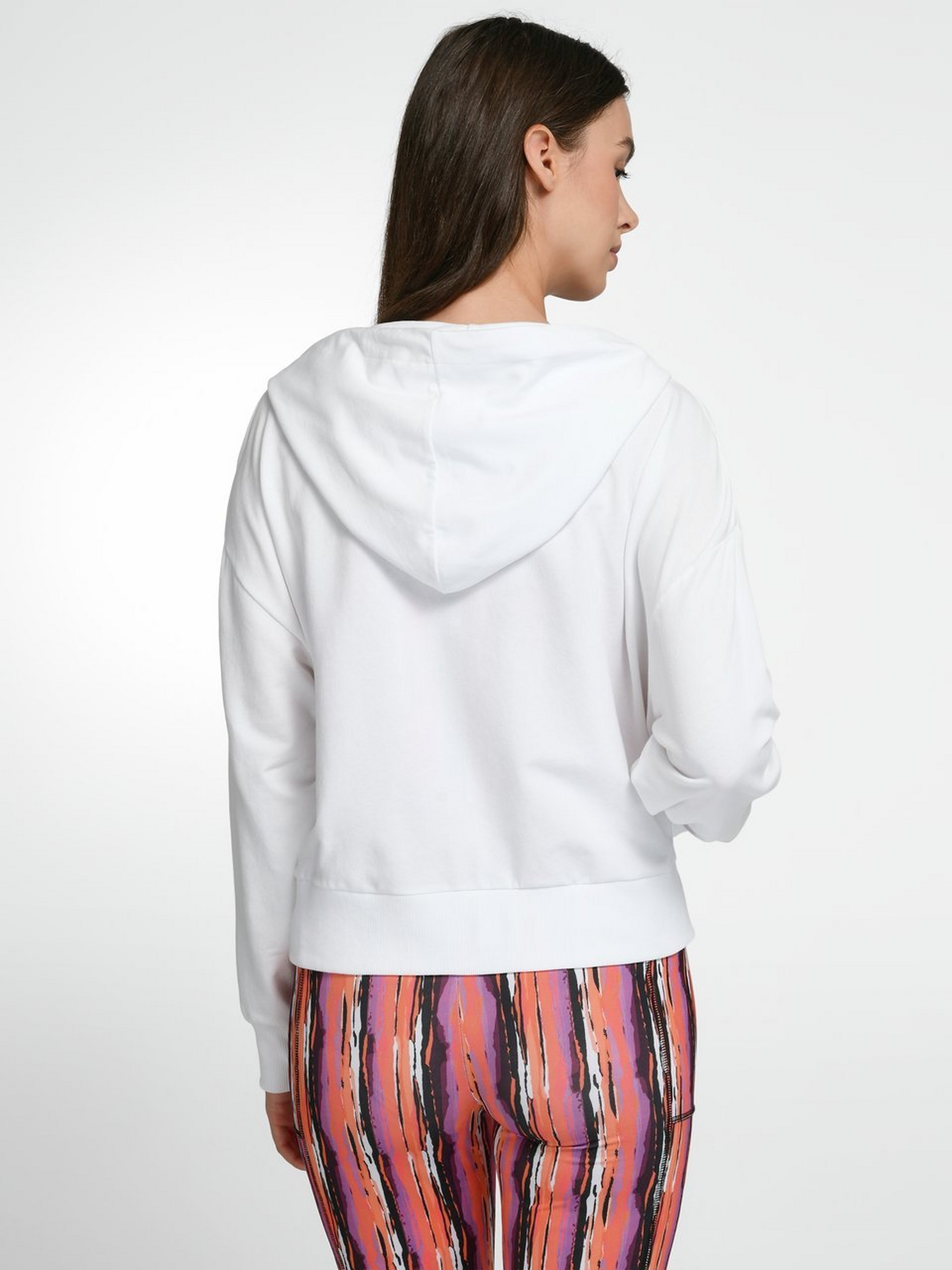 Kapuzen-Sweatjacke im Oversized-Style