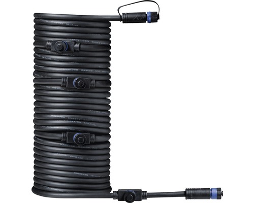 Paulmann Plug & Shine kabel IP68 1in-5out zwart 10 m