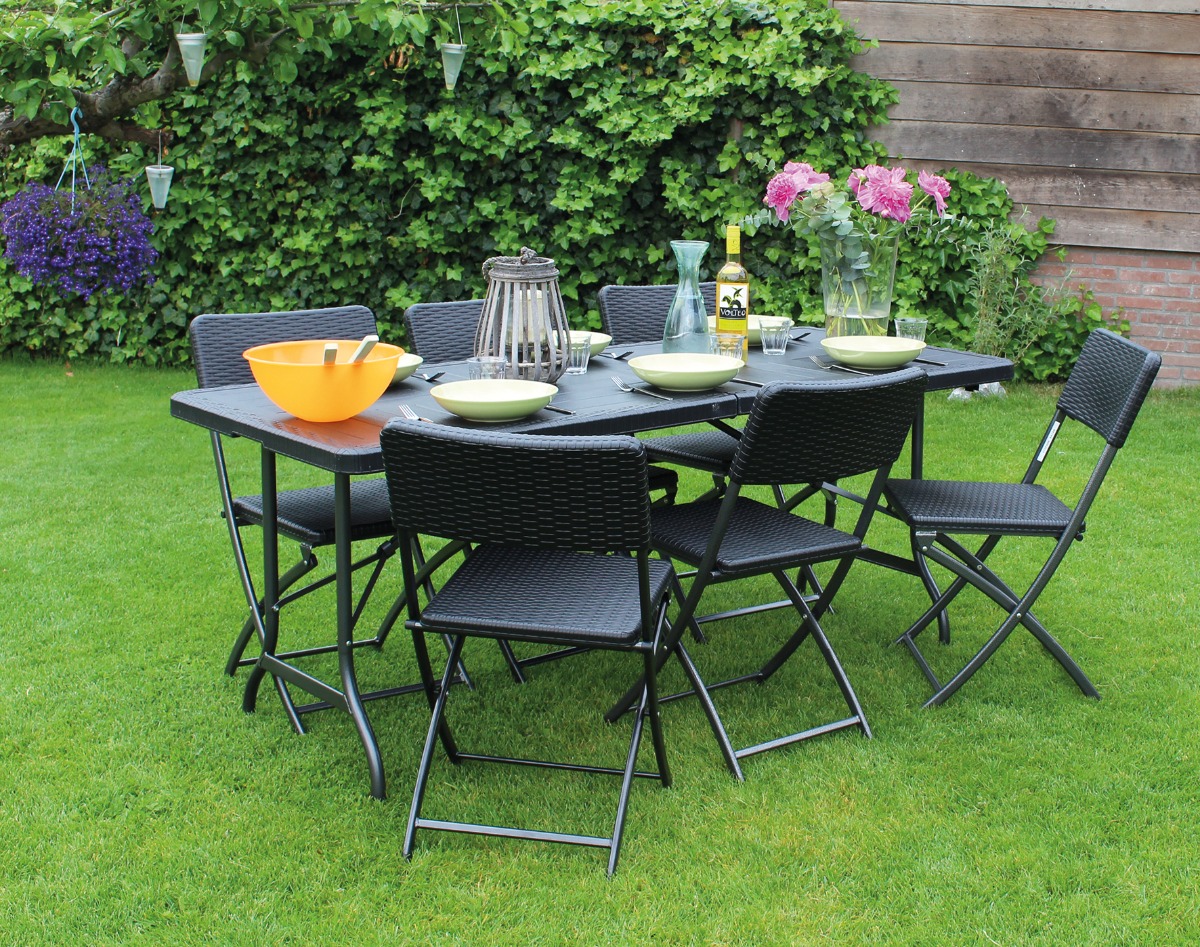 Eurotrail Pavilion Rattan tafel