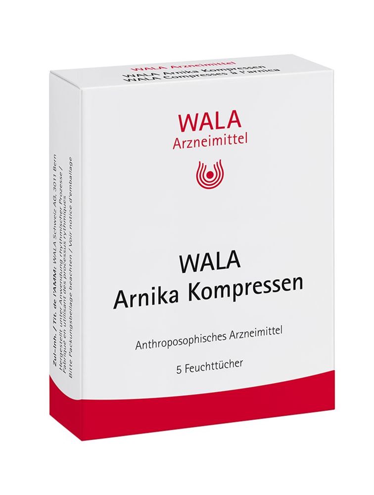 WALA Arnika Kompressen Kompresse Btl 5 Stk