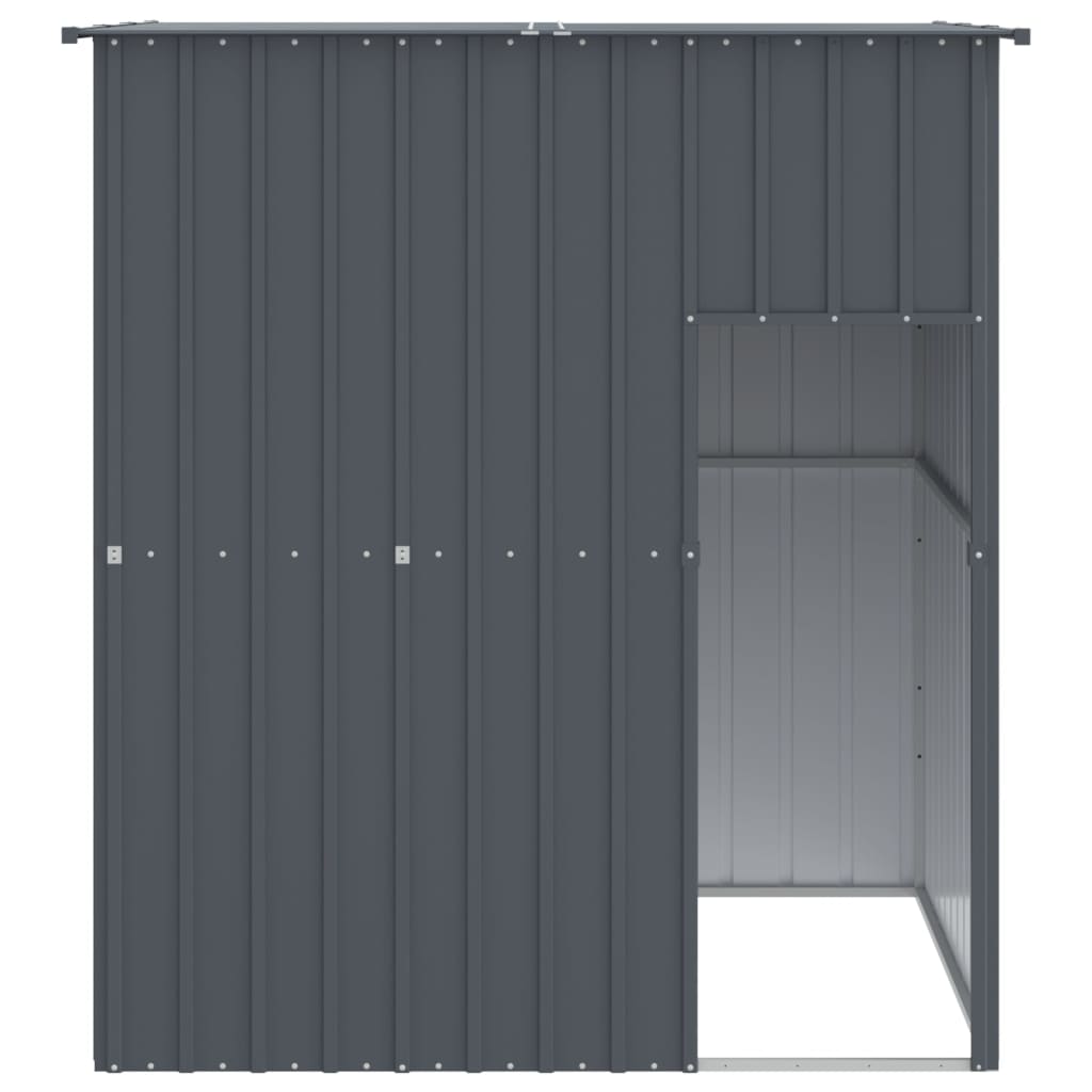 Niche pour chien avec toit anthracite 165x153x181 cm