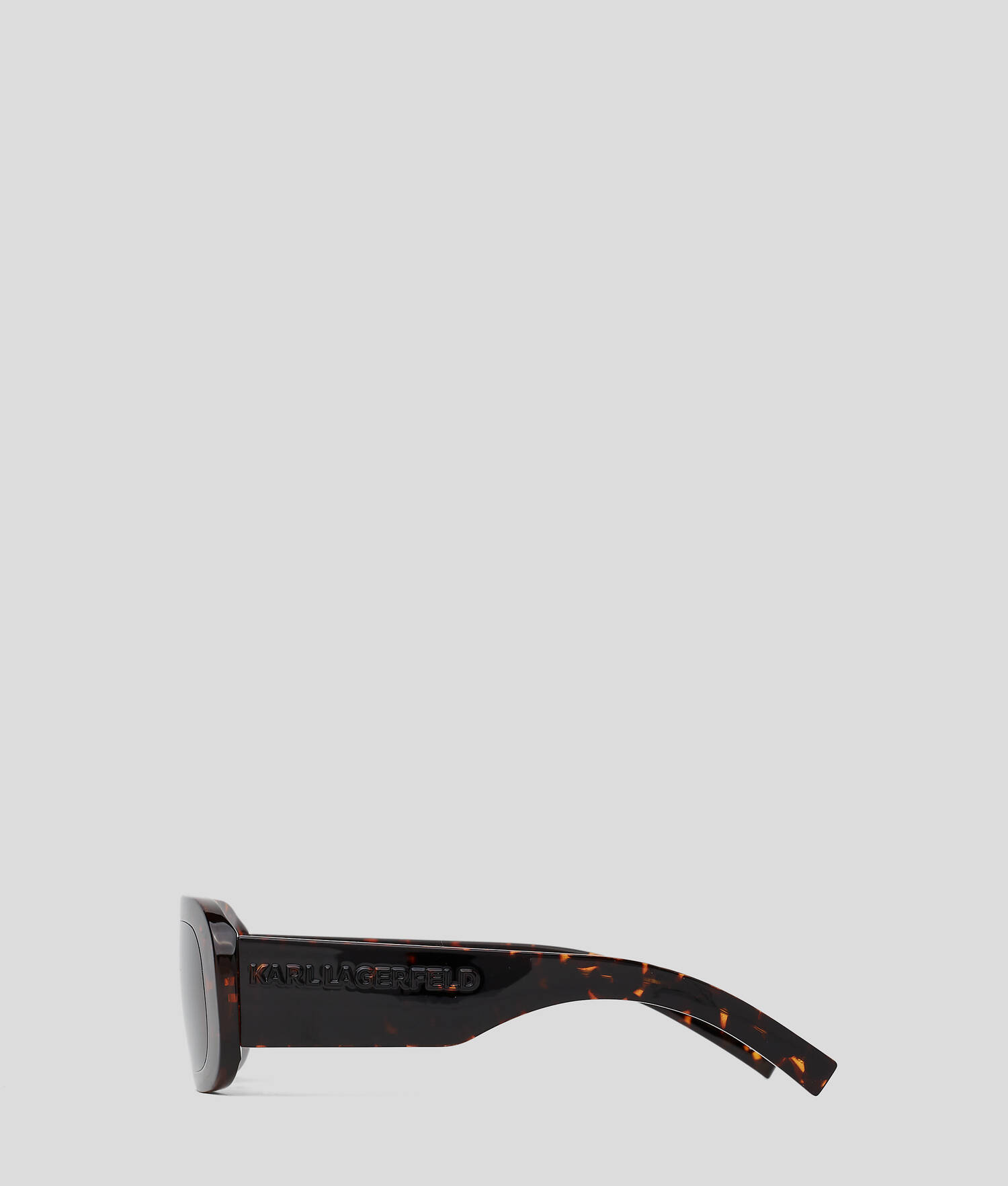 LUNETTES DE SOLEIL AVEC LOGO KARL - Tortue Foncée