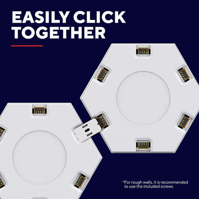 Trust Vybz Hexagon RGB LED-lyspanel-startsæt (pakke 9)