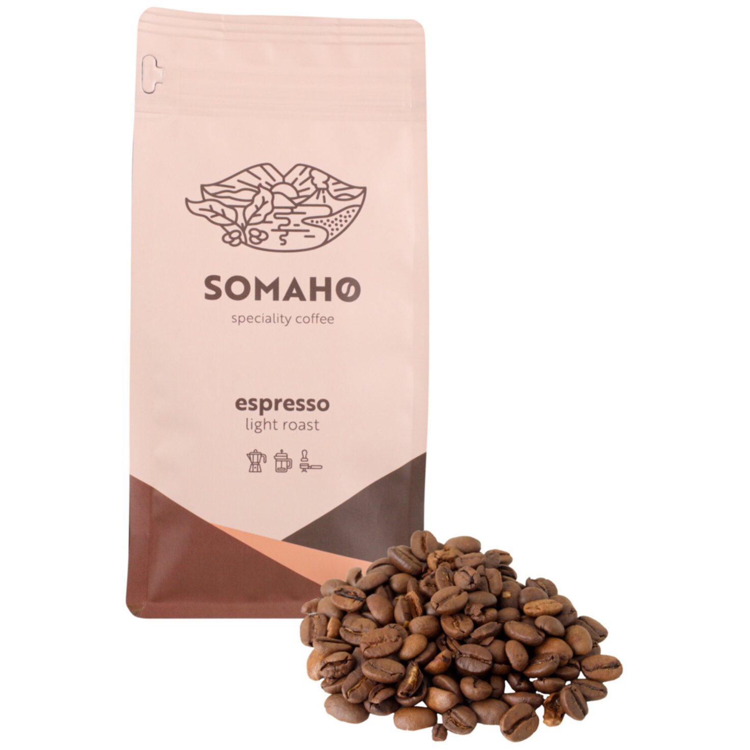 Somaho Bohnenkaffee Espresso light roast