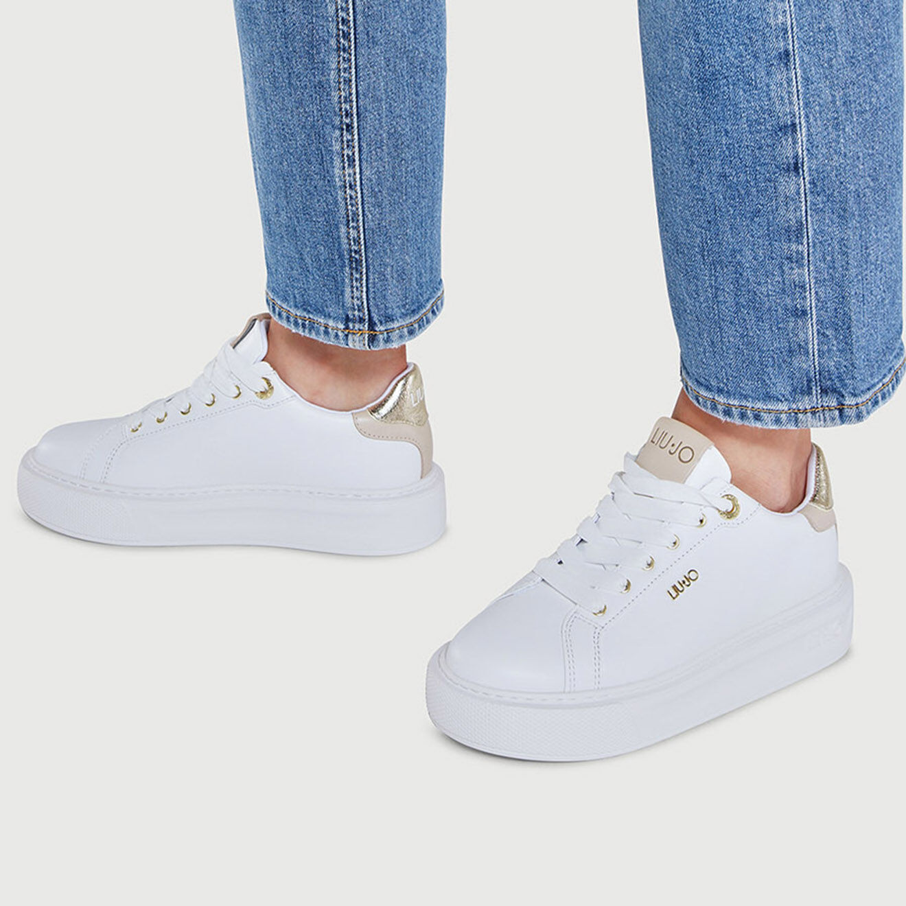 Liu-Jo Sneakers Lia blanc/platine